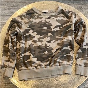 Camo Crew Neck Sweatshirt XS